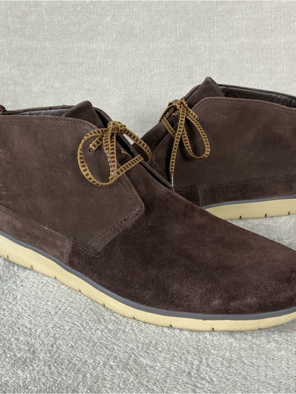 UGG Freamon Chukka Boots Mens Size 13 Brown Suede Waterproof Treadlite NEW - Picture 3 of 10